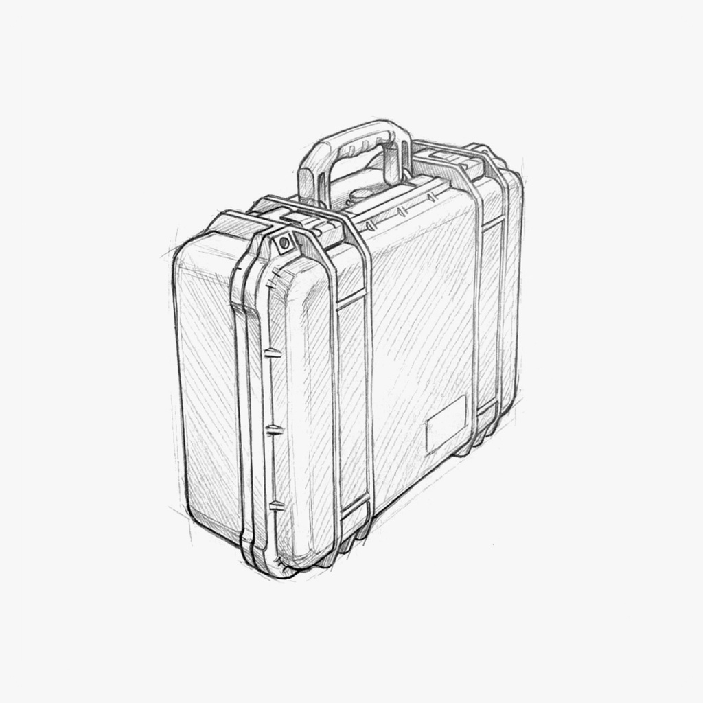 Perfect Fit Protective Hard Case - Closed