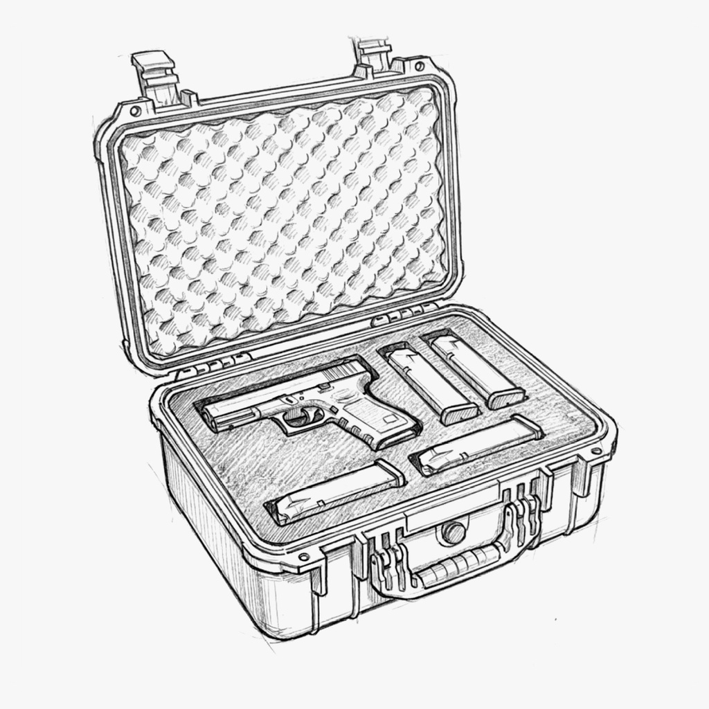 Perfect Fit Protective Hard Case - Large layout