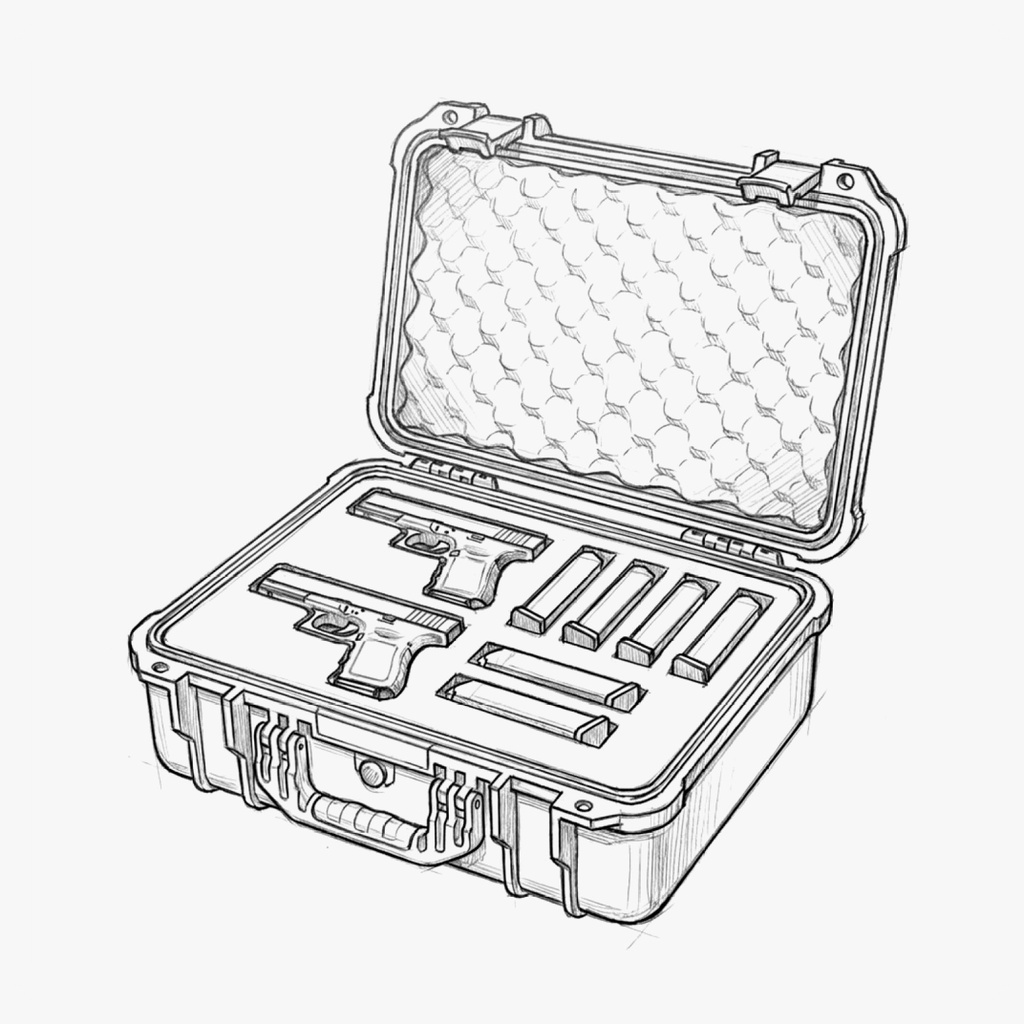 Perfect Fit Protective Hard Case - X-Large layout