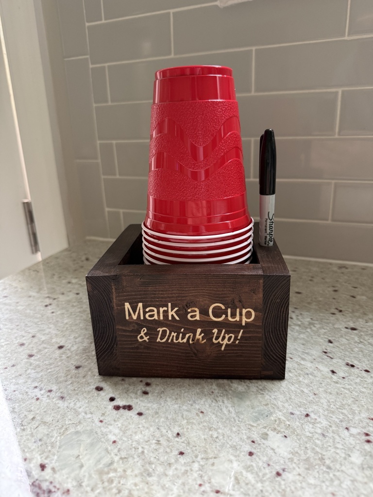 Solo Cup Holder, Personalized to Your Liking!