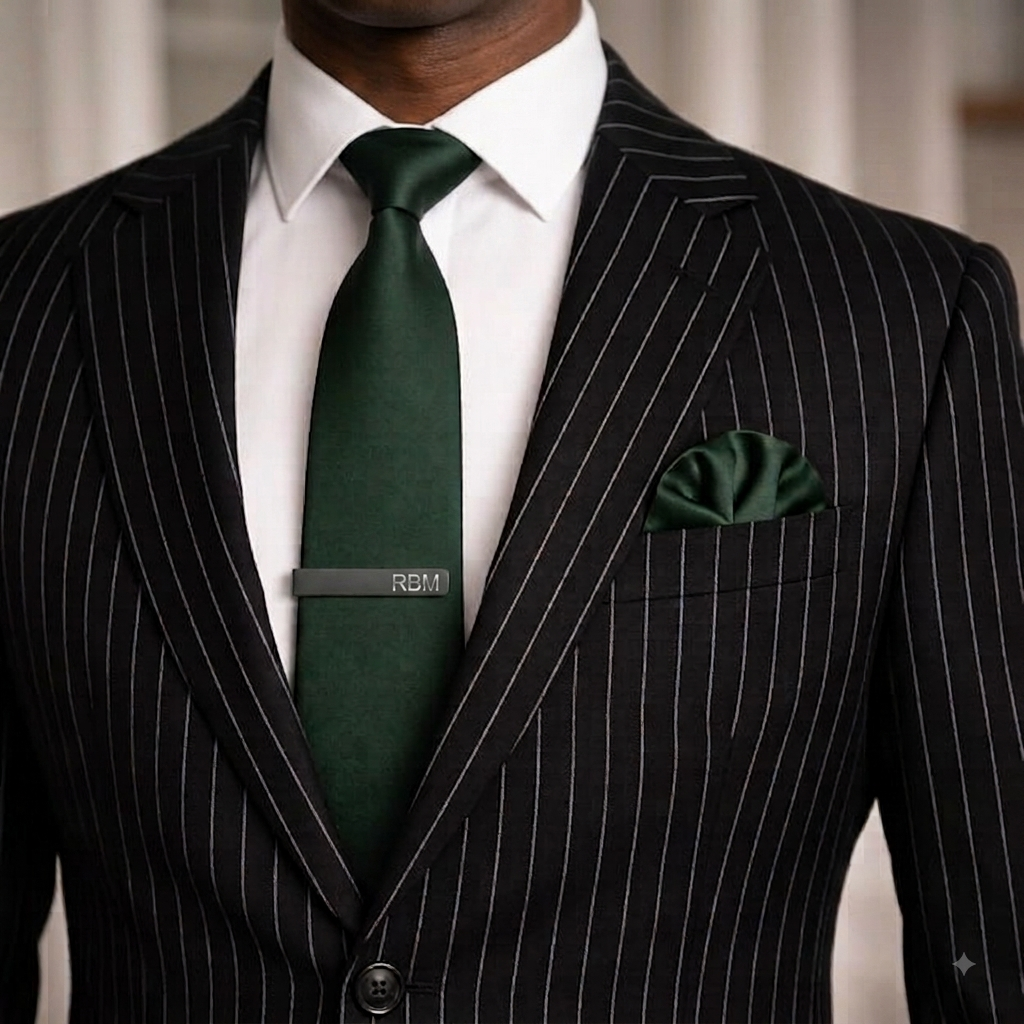 Matte Black Tie Clip