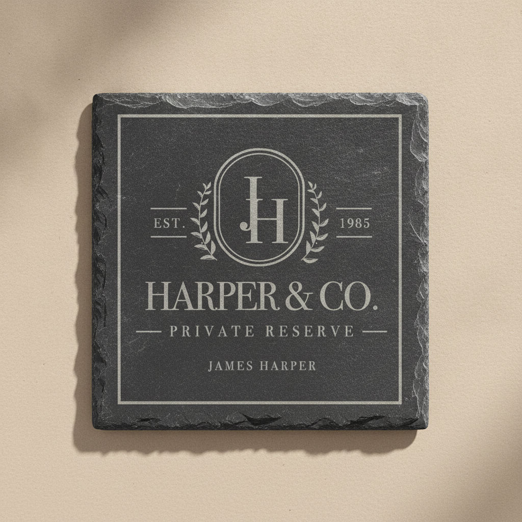 The Crest — laurel monogram