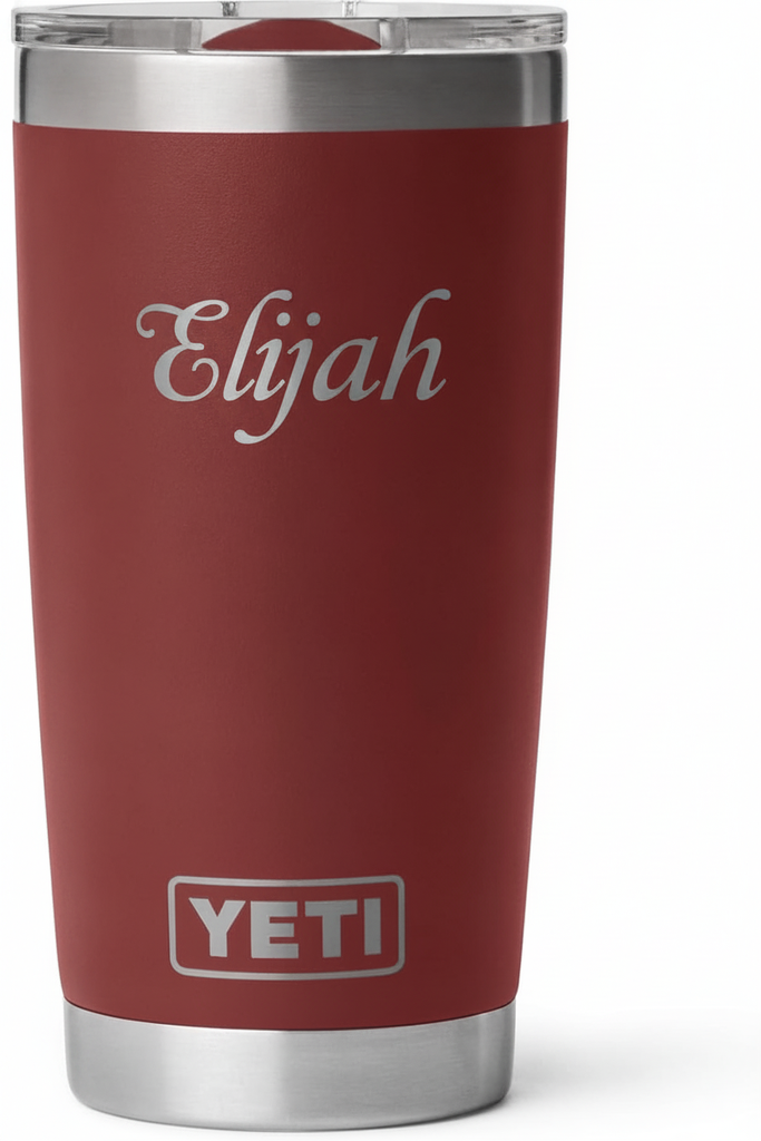 Engraved 20 oz Stag Red