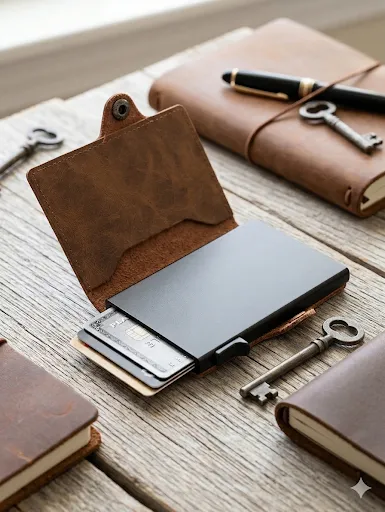[CUSTOMIZED-EDGE-RFID-MINIMALIST-WALLET-NO-ENGRAVING] Customized Edge RFID Minimalist Wallet (No Engraving)