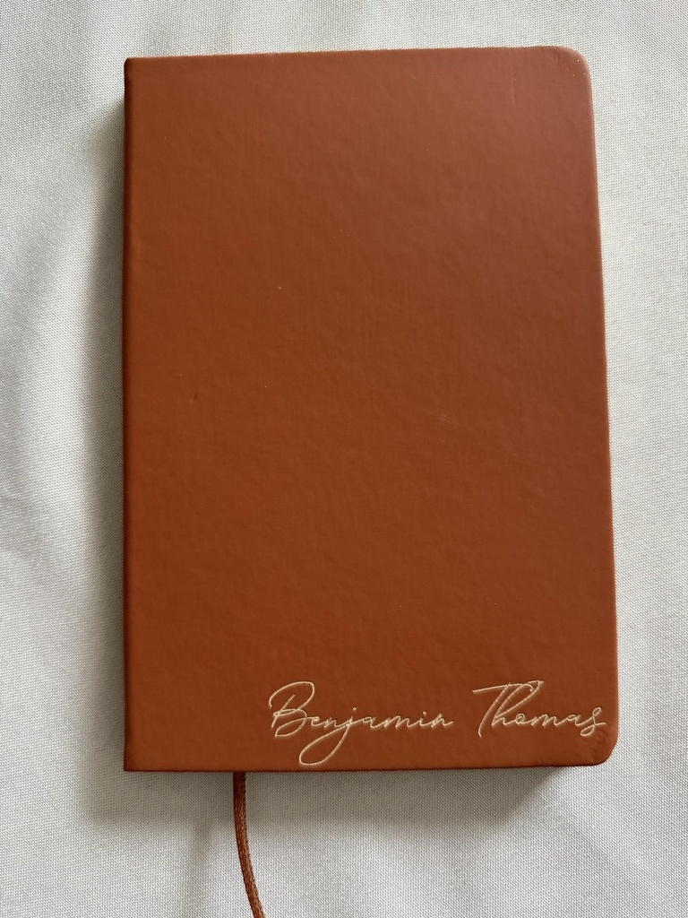 [PLJ-NAME] Personalized Leather Journal (Name or Initials)