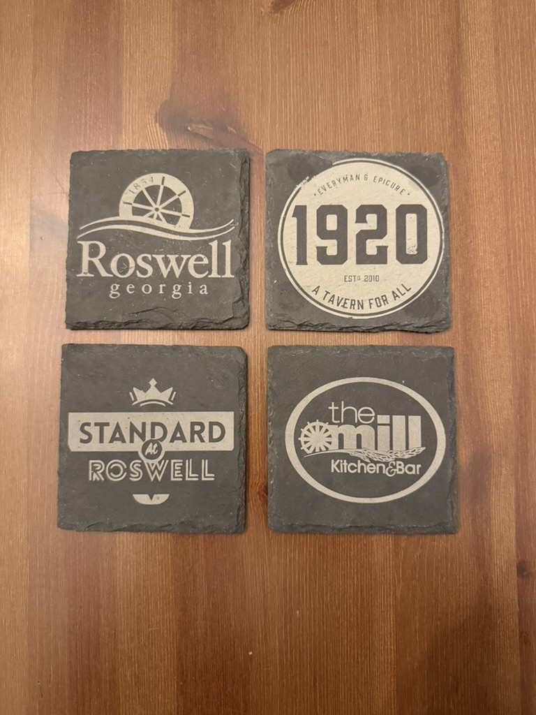 [HTC-SQ-ROS] Home Town Coasters Set (Square, Roswell Edition)