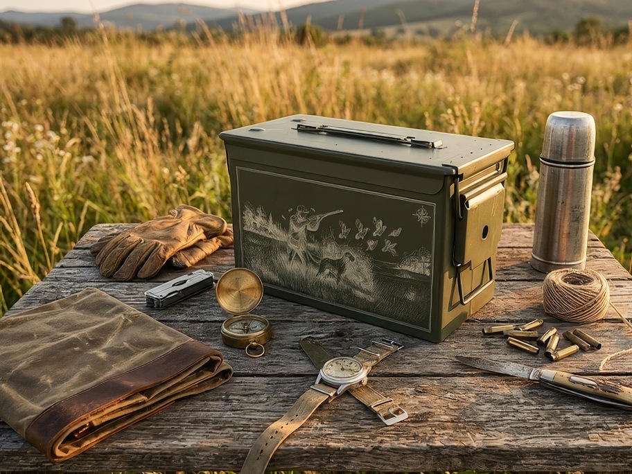 [AMMO-30-PLAIN] Customized Metal Ammo Can (.30 Cal (10.75 x 3.75 x 7.4 in), None)